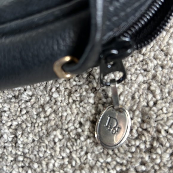 Christian Dior vintage honeycomb monogrammed canvas small shoulder bag - 1980s - Picture 4 of 14